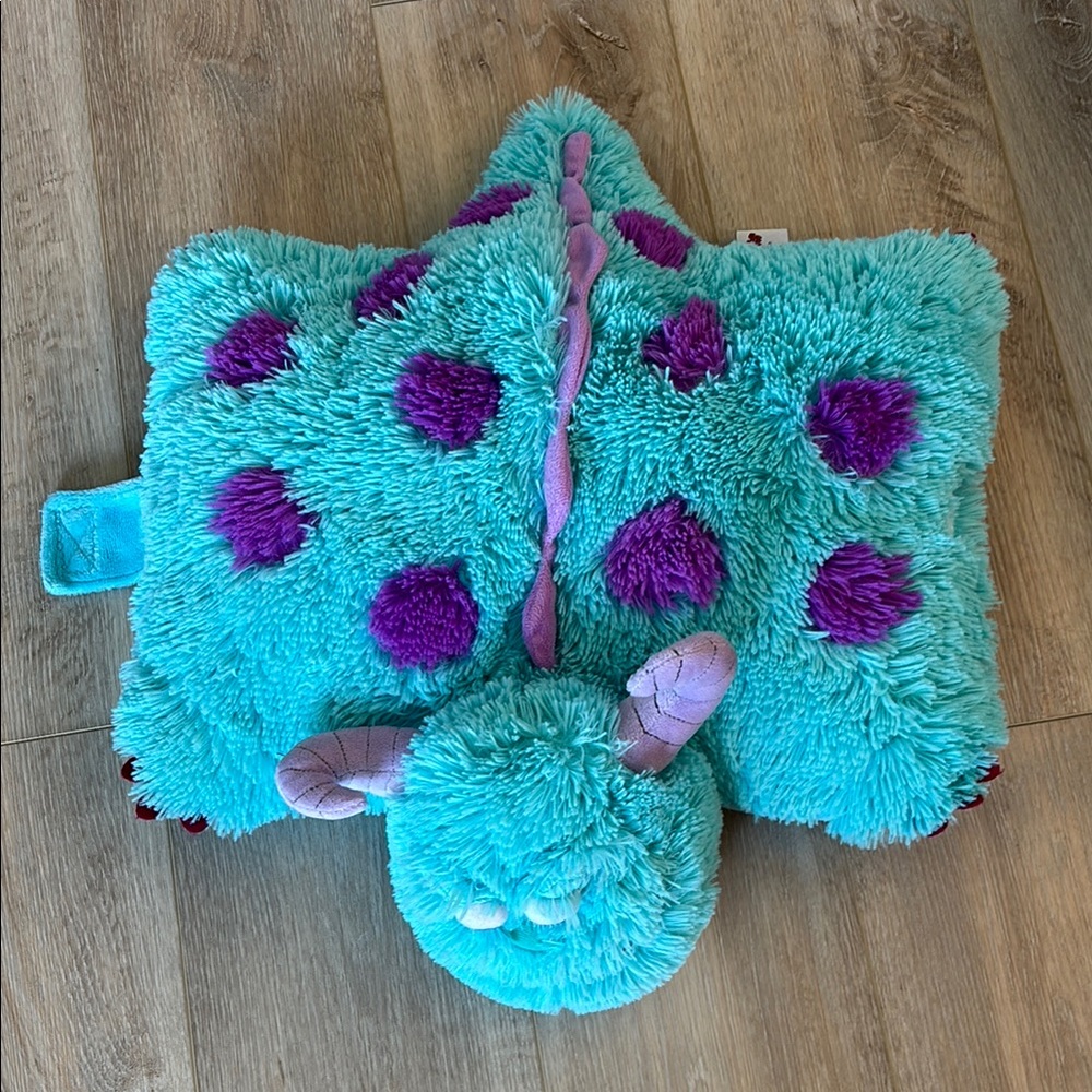 Pillow Pets Monsters Inc 16" Sulley Stuffed Animal, Disney Monsters University